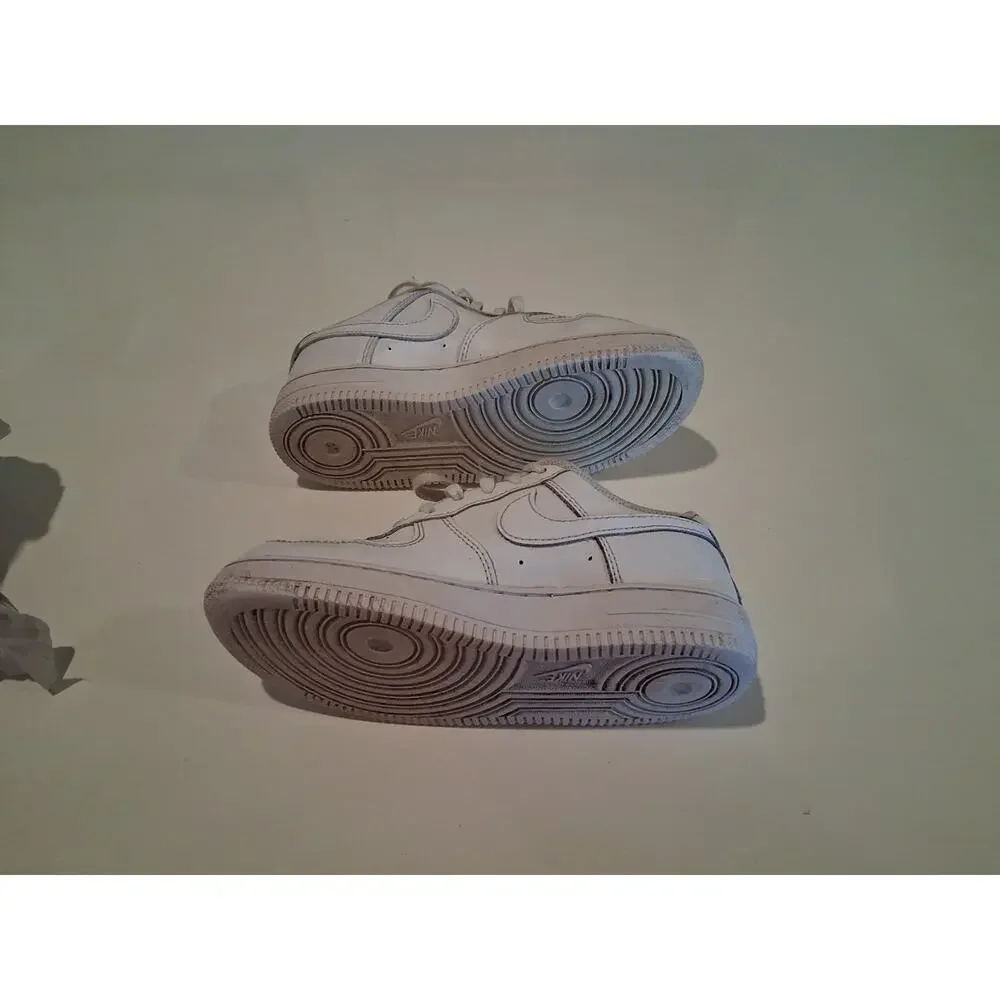 Nike Air Force 1 size 10c kids shoes White 314194-117 [J5]